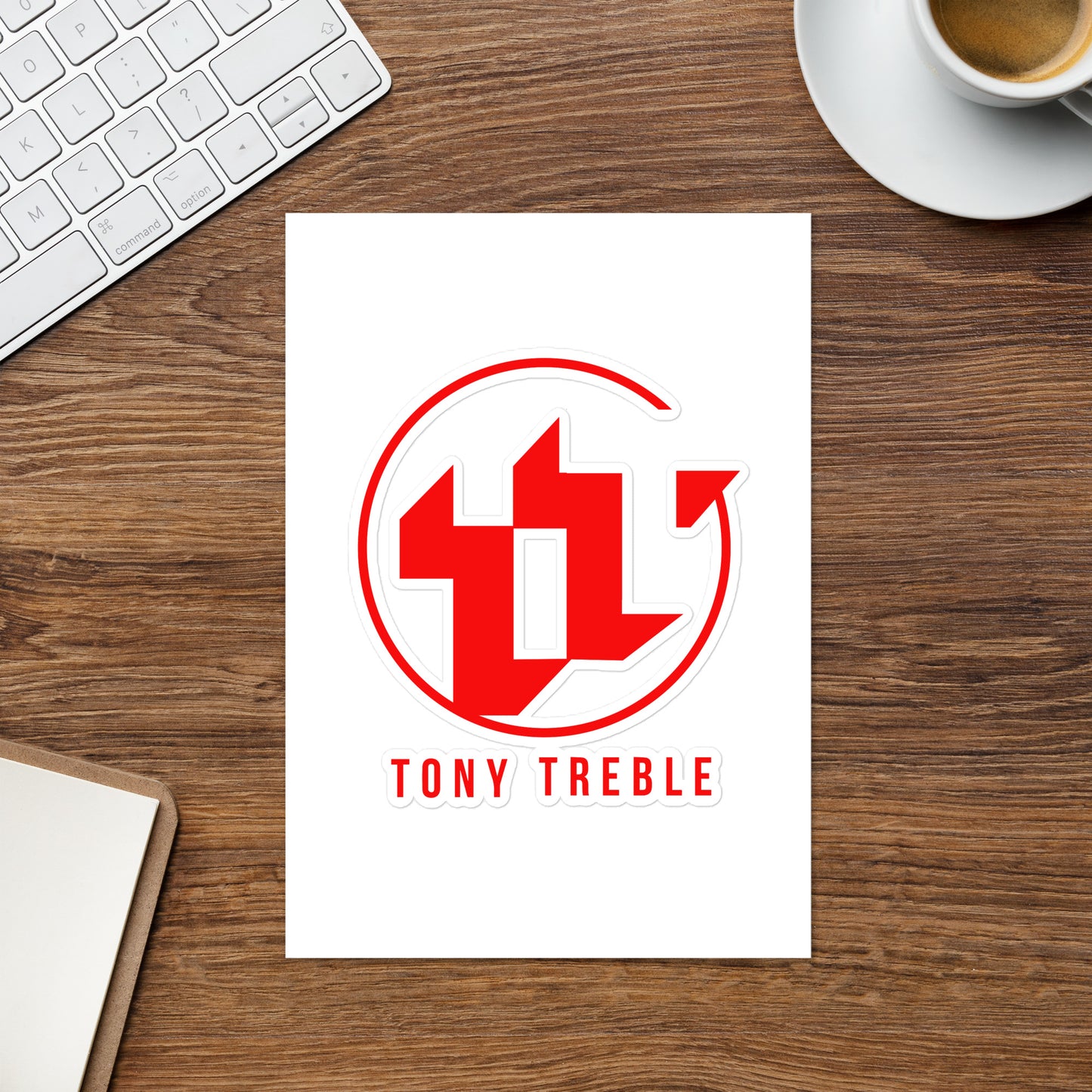 TONY TREBLE REDD Sticker sheet