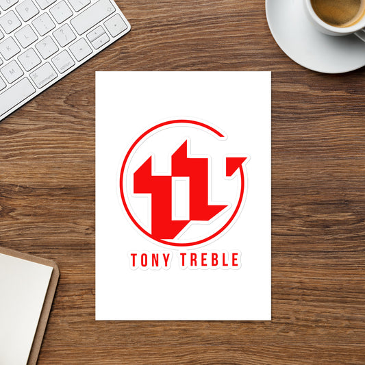 TONY TREBLE REDD Sticker sheet