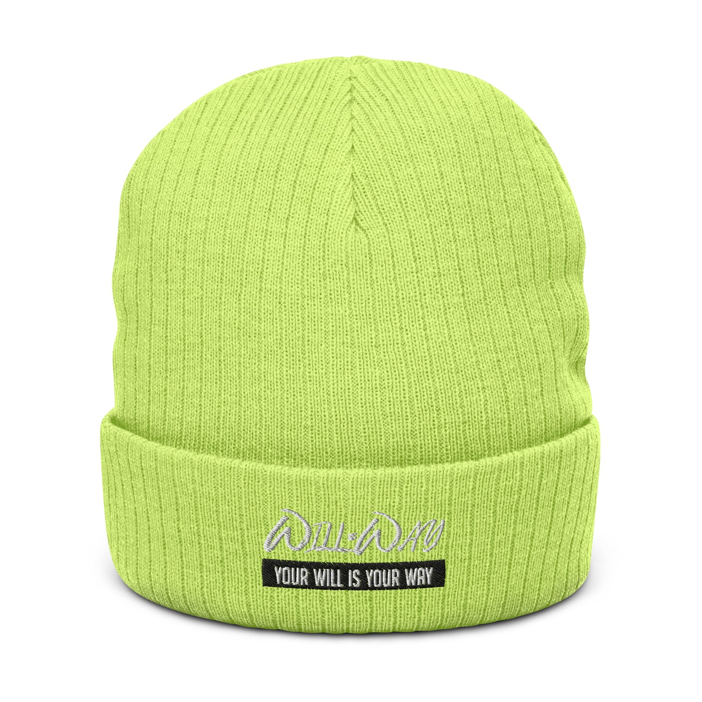 Will=Way Ribbed knit beanie