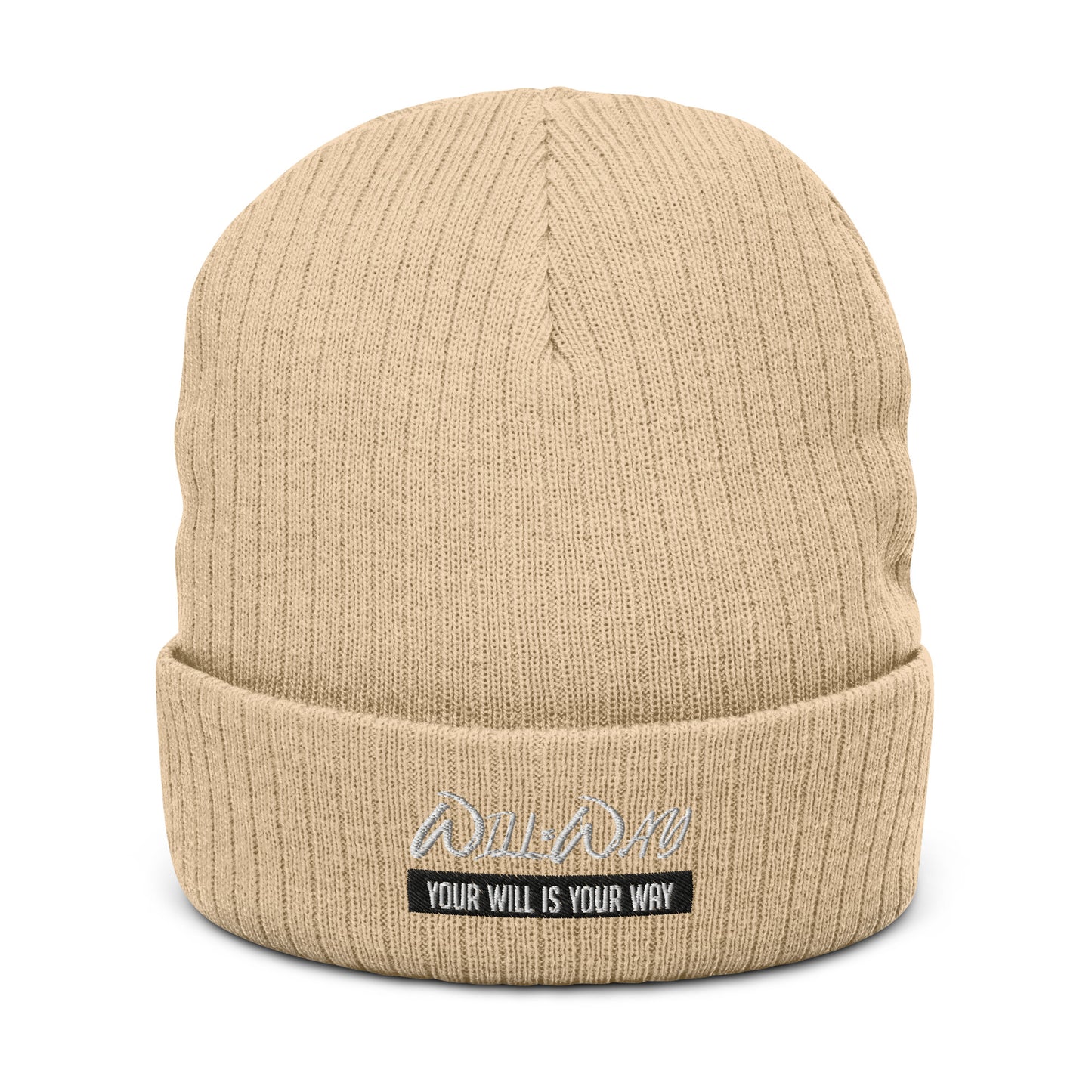 Will=Way Ribbed knit beanie