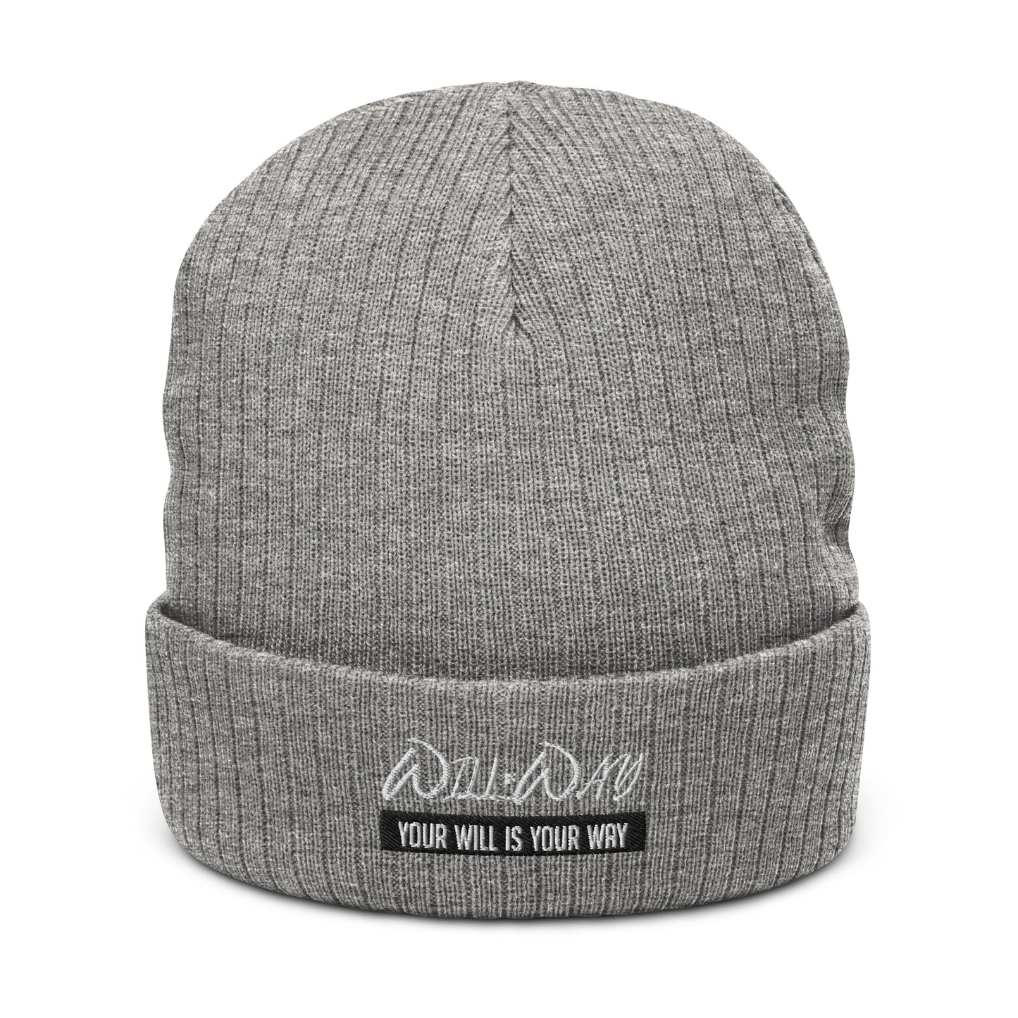 Will=Way Ribbed knit beanie